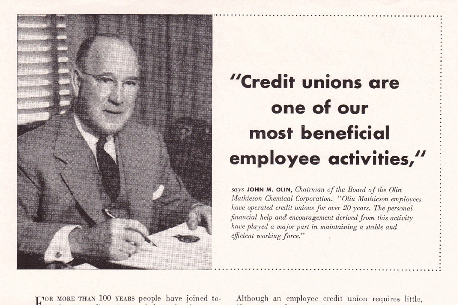 Credit unions are One of our most beneficial employee activities